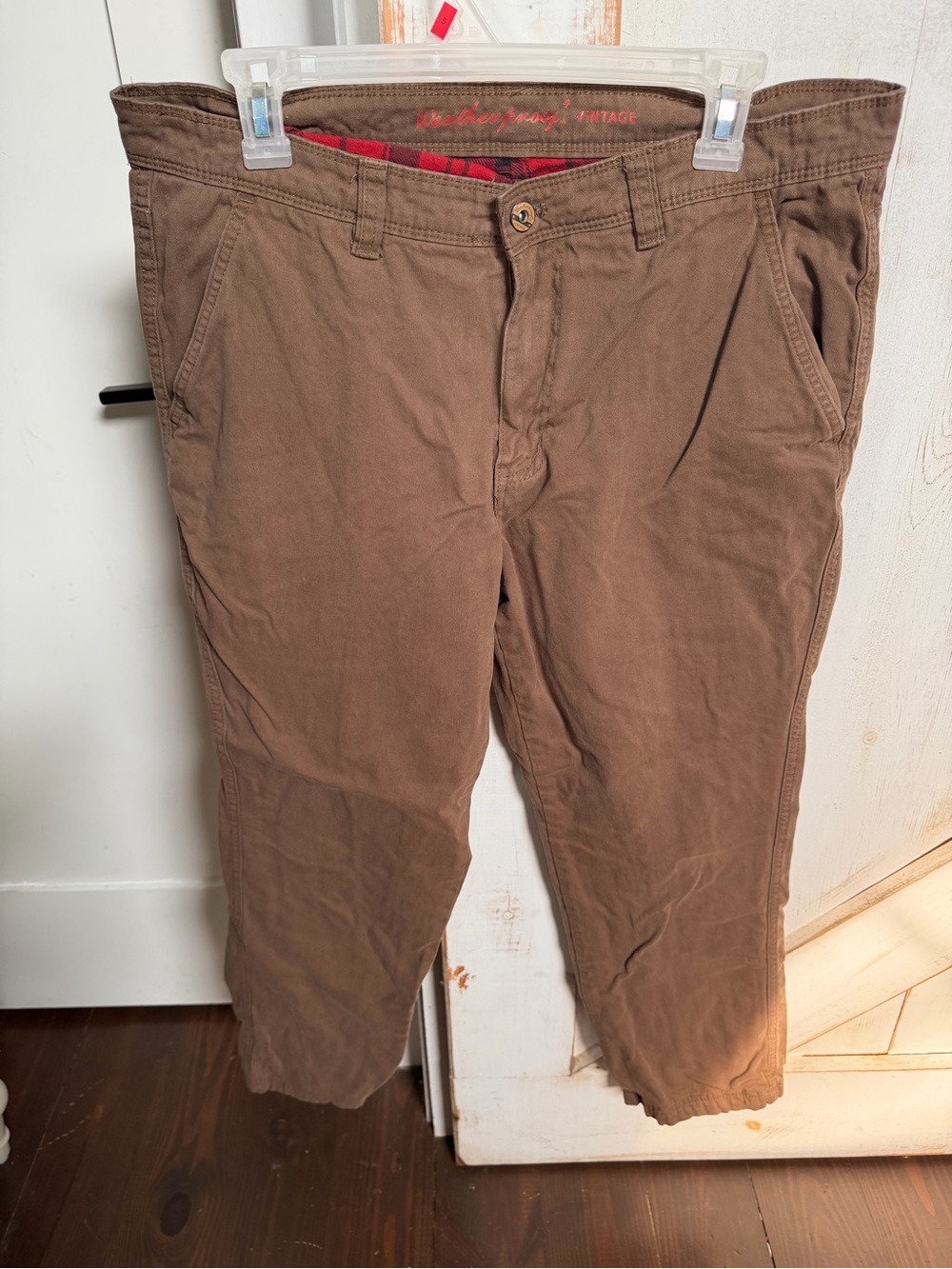 Weatherproof Brown Men's Chino-Style Pants 0344